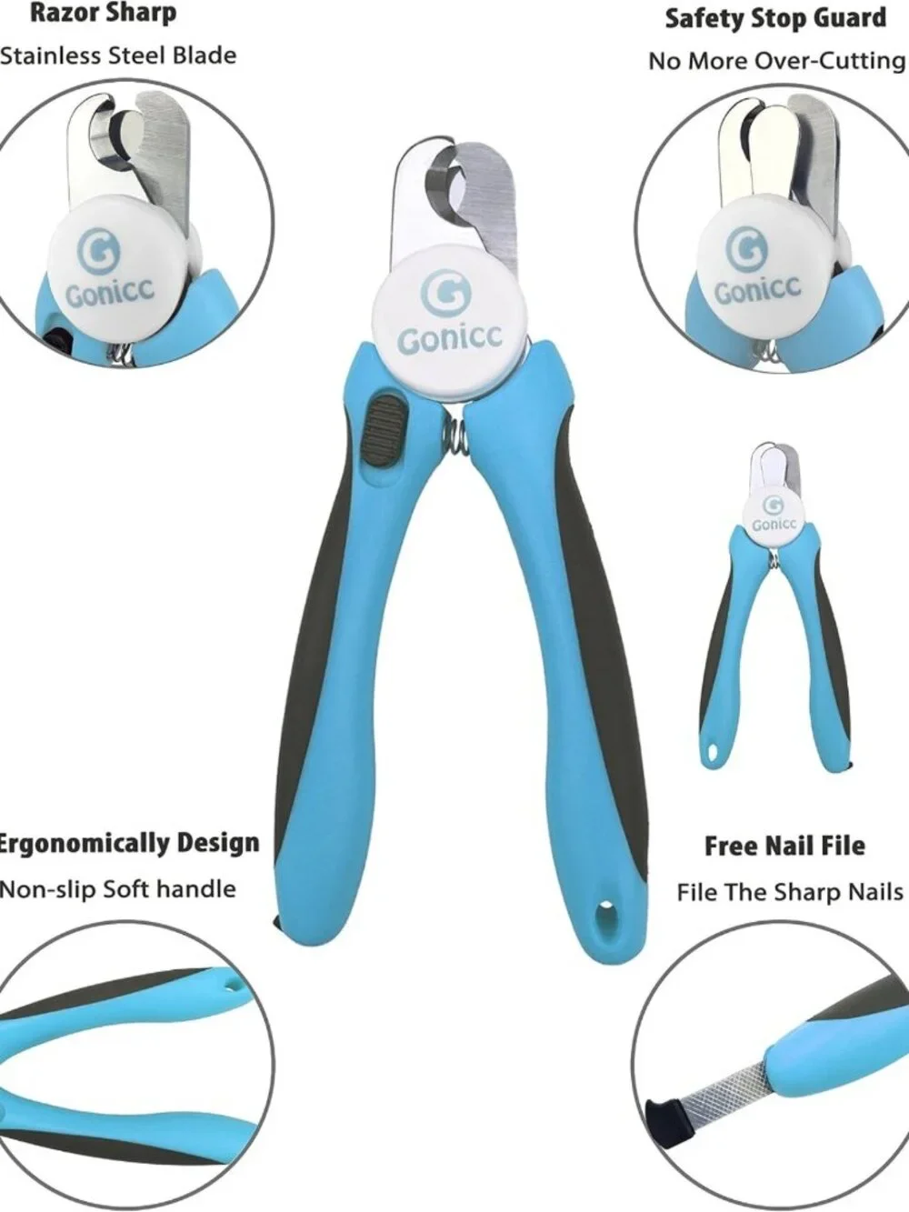 Professional Pet Nail Clippers & Trimmers for Dogs, Cats & Small Animals